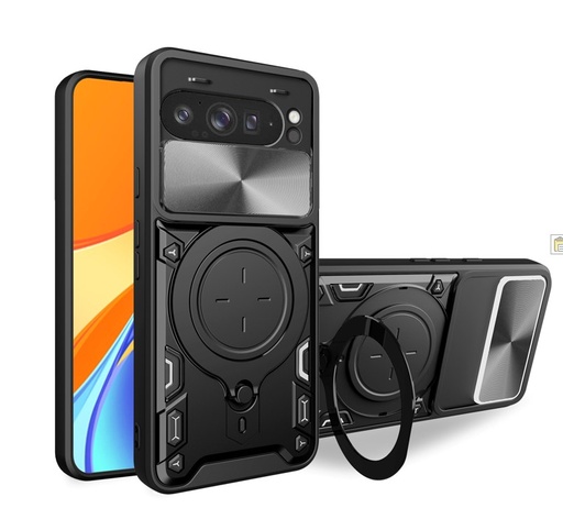 [CS-GP9PXL-STTC-BK]  Stand Titan Case for Google Pixel 9 Pro XL - Black