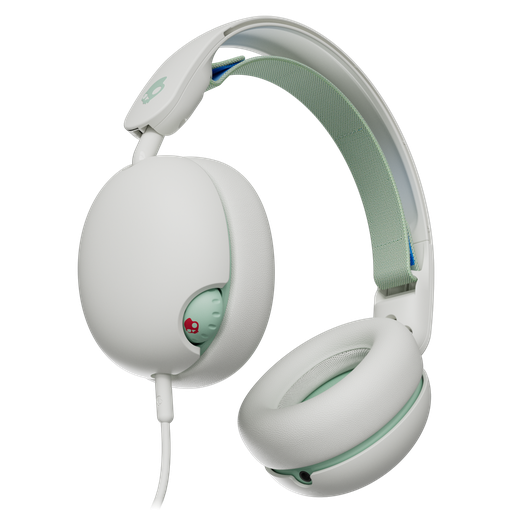 [S6KAY-R952] Skullcandy - Grom Kids Over Ear Wired Headphones - Bone Seafoam