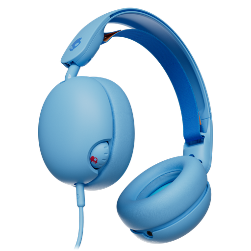 [S6KAY-R740] Skullcandy - Grom Kids Over Ear Wired Headphones - Surf Blue