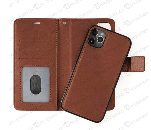 [CS-I16M-CMC-BW] Classic Magnet Wallet Case for iPhone 16 Plus - Brown