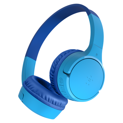 [AUD002btBLV3] Belkin - Soundform Kids On Ear Headphones - Blue
