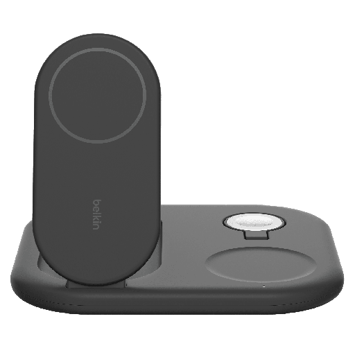 [WIZ029ttBK] Belkin - Boostcharge 3 In 1 Magnetic Foldable Wireless Charger With Qi2 15w - Black