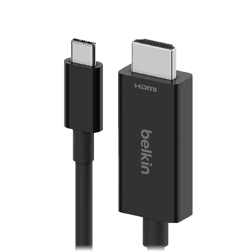 [AVC012bt2MBK] Belkin - Usb C To Hdmi 2.1 Cable 2m - Black