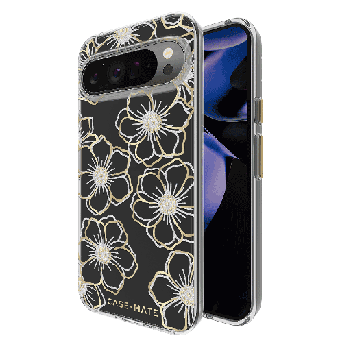 [CM054684] Case-mate - Floral Gems Case For Google Pixel 9 Pro Xl - Gold