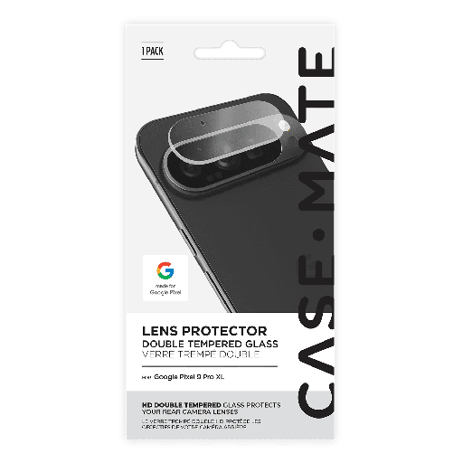 [CM053818] Case-mate - Camera Lens Glass Protector For Google Pixel 9 Pro - Clear
