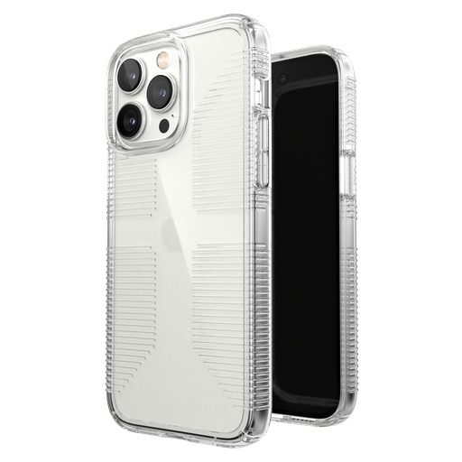 [150103-5085] Speck - Gemshell Grip Case For Apple Iphone 14 Pro Max - Clear