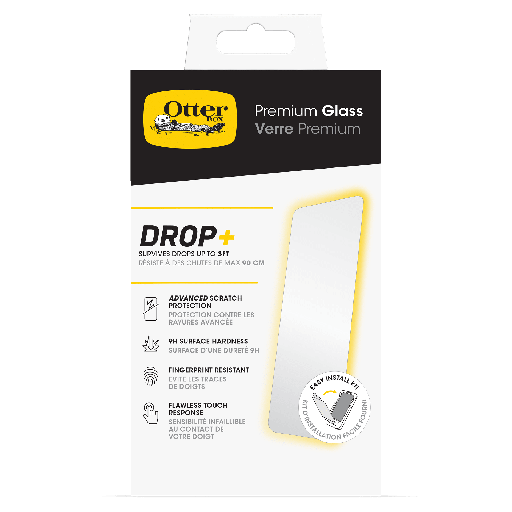 [77-96635] Otterbox - Premium Glass Screen Protector For Apple Iphone 14  /  Iphone 13 Pro  /  Iphone 13  /  Iphone 16e - Clear
