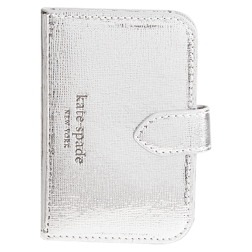 [KS053960] Kate Spade - Morgan Magnetic Wallet - Metallic Silver