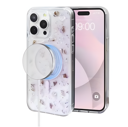 [CS-I16M-CCM-PU] Crumble Case with Magsafe for iPhone 16 Plus - Purple
