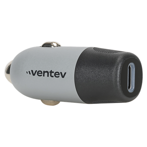 [CC20-HDBX266744] Ventev - 20w Ultrafast Usb C Universal Car Charger - Dark Gray