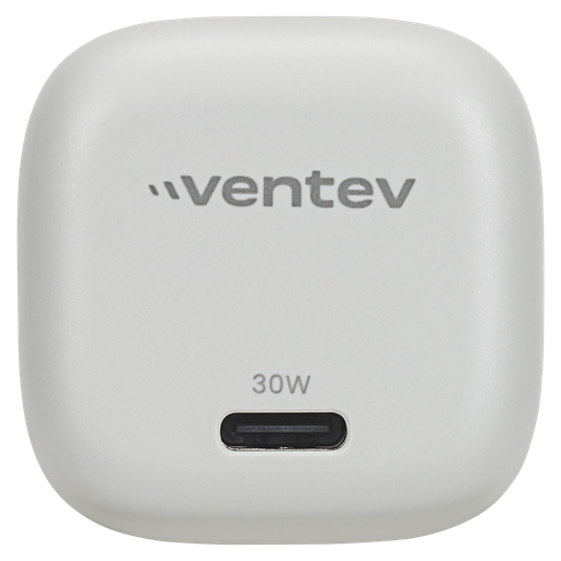 [WC30-HDBX-85930] Ventev - 30w Ultrafast Usb C Universal Gan Mini Wall Charger - Gray