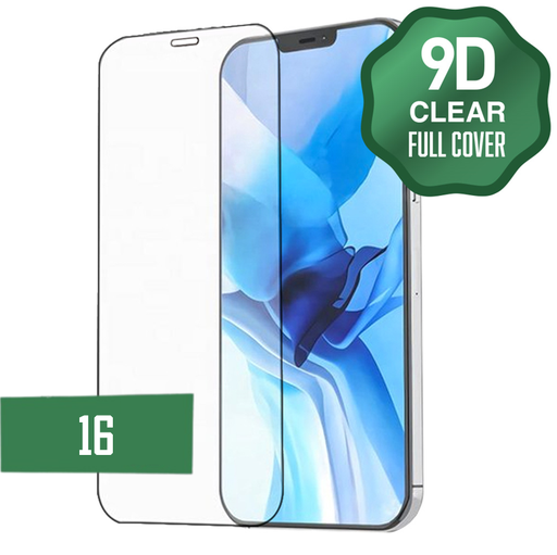 [TG-I16-9D] 9D Tempered Glass for iPhone 16 / 15 (1 Pc.)