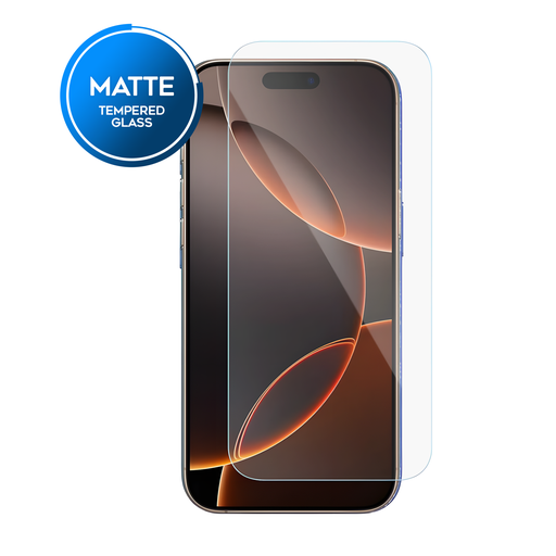 [TG-I16-MT] Matte Tempered Glass for iPhone 16 / 15 (1 Pc)