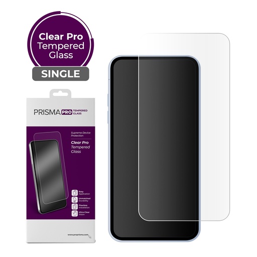 [PP-IXSM-CL1] Prisma Pro Shield - Clear Tempered Glass for iPhone Xs Max / 11 Pro Max - Single Package
