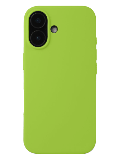 [CS-I16M-PMS-GR] Premium Silicone Case for iPhone 16 Plus - Green