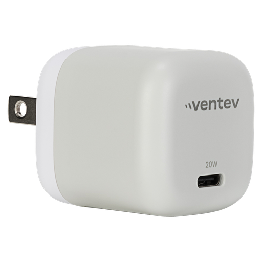 [WC20-CLBX-87440] Ventev - 20w Ultrafast Usb C Universal Mini Wall Charger And Usb C To Apple Lightning Cable - Gray