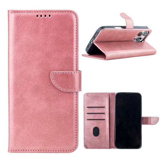 [CS-I16PM-HSW-PN] Handy Stylish Wallet Case for iPhone 16 Pro Max - Pink