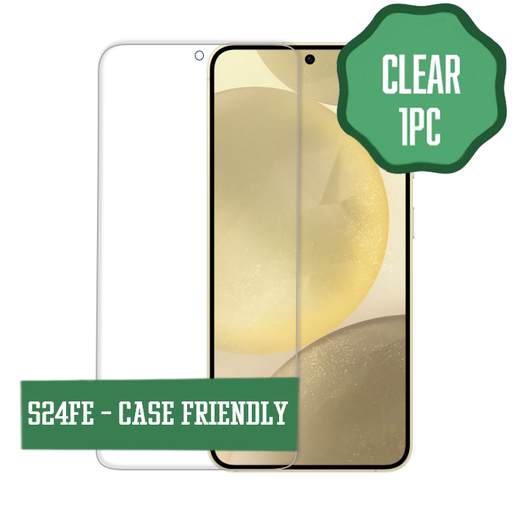 [TG-S24FE] Tempered Glass for Samsung Galaxy S24 FE - Case Friendly