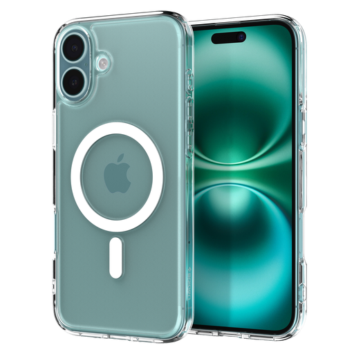 [ACS08095] Spigen - Crystal Hybrid Case For Apple Iphone 16 Plus - Crystal Clear