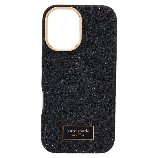 [KS054354] Kate Spade - Crystal Pave Magsafe Case For Apple Iphone 16 - Nightfall