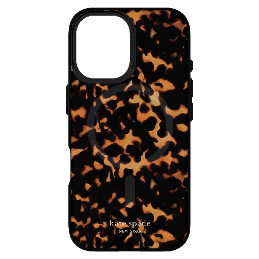 [KS054348] Kate Spade - Protective Magsafe Case For Apple Iphone 16 - Tortoise