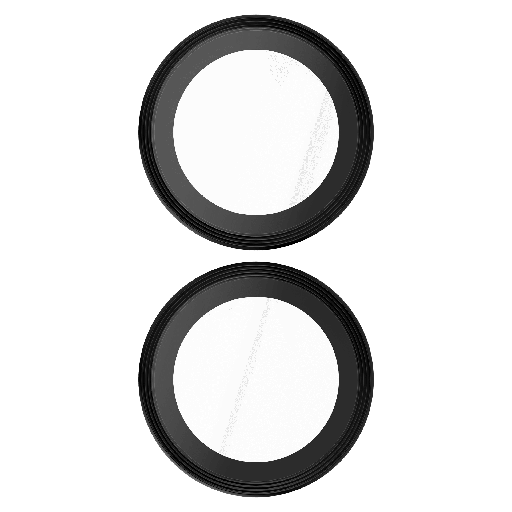 [CM054488] Case-mate - Aluminum Ring Camera Lens Glass Protector For Apple Iphone 16   /  Iphone 16 Plus - Black