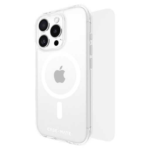 [CM054408] Case-mate - Protection Pack Tough Magsafe Case And Glass Screen Protector For Apple Iphone 16 Pro - Clear