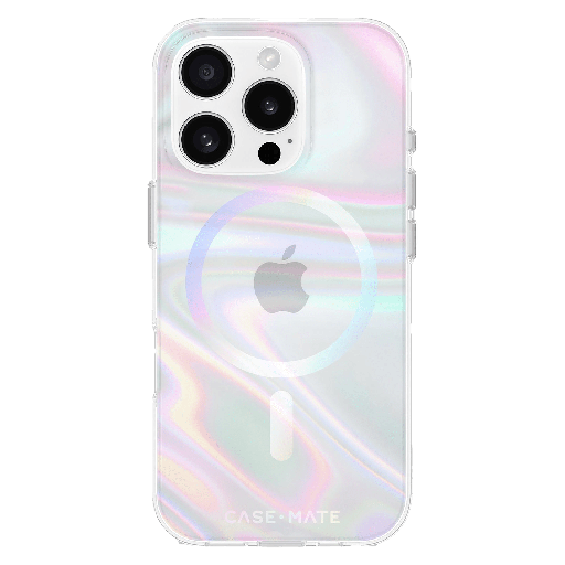 [CM054414] Case-mate - Soap Bubble Magsafe Case For Apple Iphone 16 Pro - Iridescent