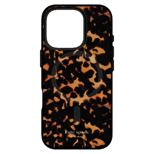 [KS054432] Kate Spade - Protective Magsafe Case For Apple Iphone 16 Pro - Tortoise