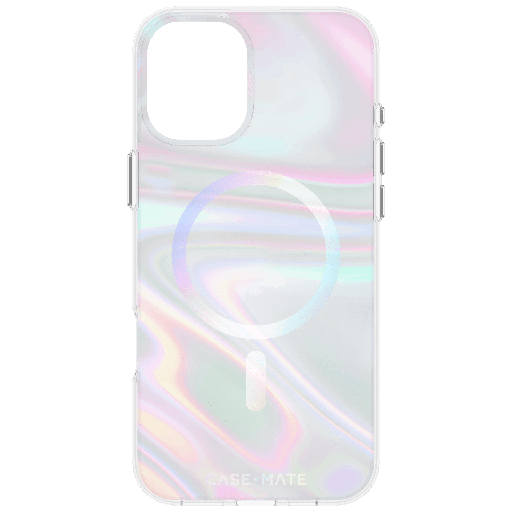 [CM054372] Case-mate - Soap Bubble Magsafe Case For Apple Iphone 16 Plus - Iridescent
