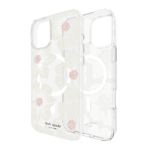 [KS054386] Kate Spade - Protective Magsafe Case For Apple Iphone 16 Plus - Hollyhock Floral