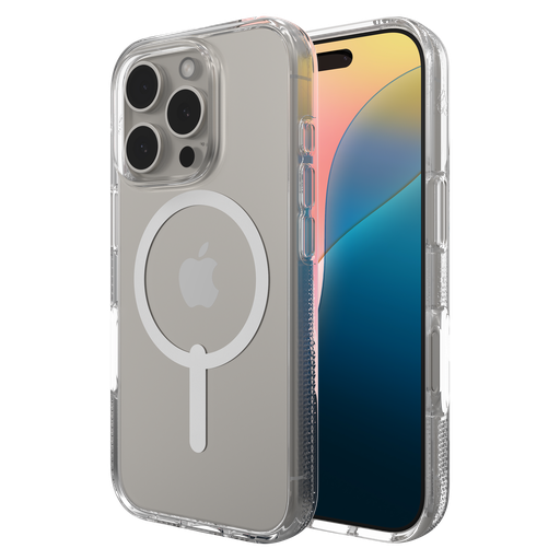 [702315044] Zagg - Crystal Palace Snap Magsafe Case For Apple Iphone 16 Pro - Clear
