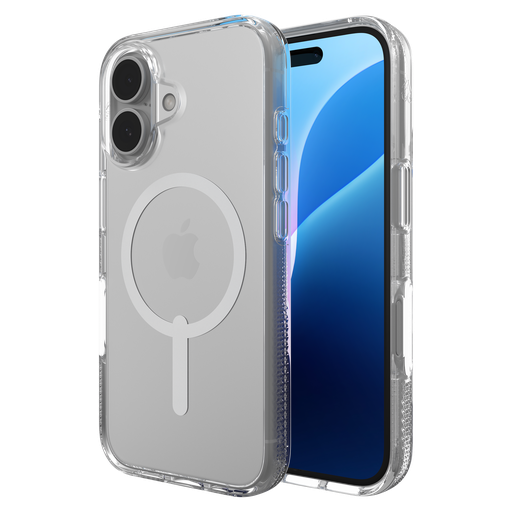 [702315042] Zagg - Crystal Palace Snap Magsafe Case For Apple Iphone 16 - Clear