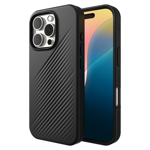 [702315008] Zagg - Luxe Snap Magsafe Case For Apple Iphone 16 Pro - Black