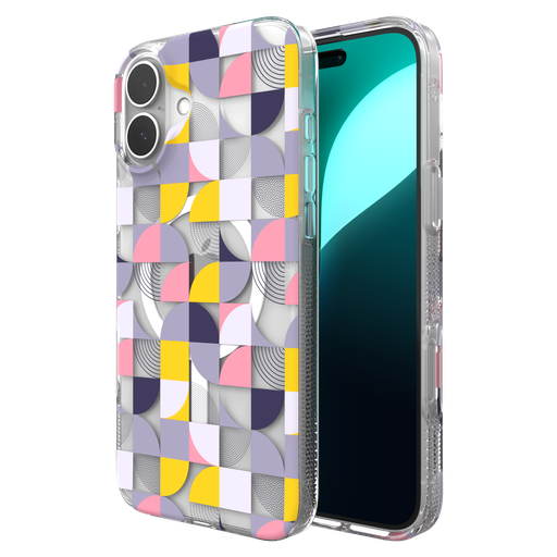 [702315147] Zagg - Milan Snap Magsafe Case For Apple Iphone 16 Plus - Geometric