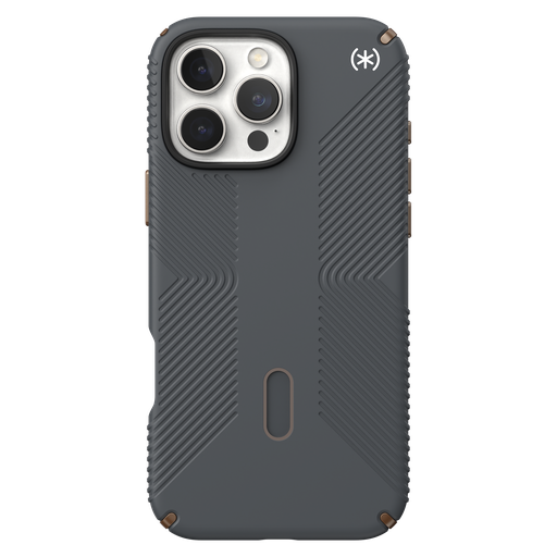 [150725-3212] Speck - Presidio2 Grip Case With Clicklock For Apple Iphone 16 Pro Max - Charcoal Grey