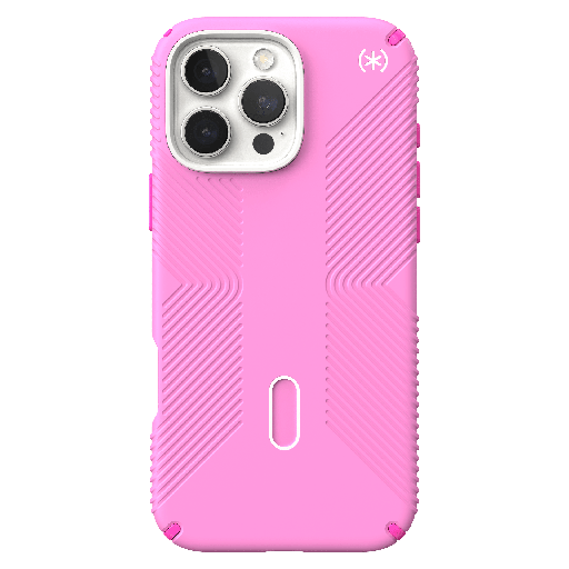 [150725-3249] Speck - Presidio2 Grip Case With Clicklock For Apple Iphone 16 Pro Max - True Pink