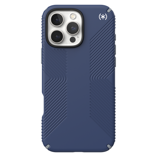 [150772-3206] Speck - Presidio2 Grip Magsafe Case With For Apple Iphone 16 Pro Max - Coastal Blue