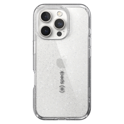 [150710-9508] Speck - Gemshell Lux Case For Apple Iphone 16 Pro - Platinum Glitter