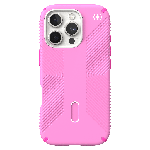 [150701-3249] Speck - Presidio2 Grip Case With Clicklock For Apple Iphone 16 Pro - True Pink