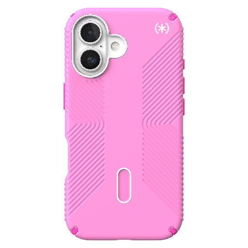 [150689-3249] Speck - Presidio2 Grip Case With Clicklock For Apple Iphone 16 - True Pink