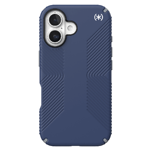 [150756-3206] Speck - Presidio2 Grip Magsafe Case With For Apple Iphone 16 - Coastal Blue