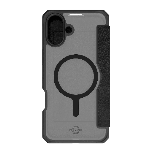 [AP6R-HYFMA-BKRL] Itskins - Hybridr Folio Magsafe Case For Apple Iphone 16 Plus - Black