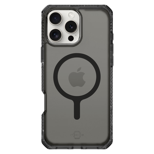 [AP6X-HBVAR-SMOK] Itskins - Hybridr Vapor Magsafe Case For Apple Iphone 16 Pro - Smoke
