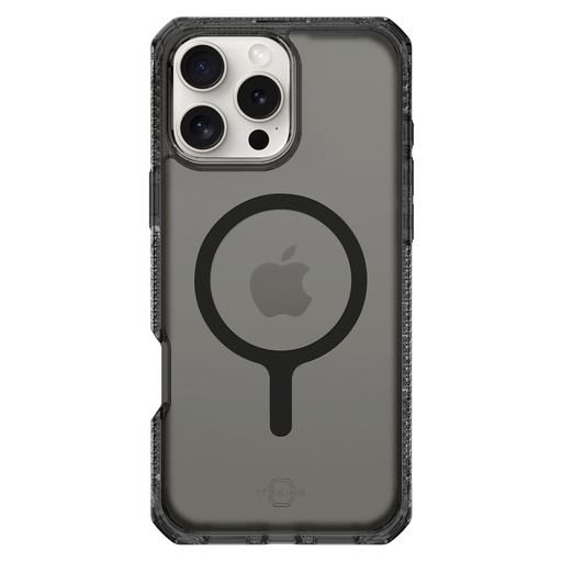 [AP6U-HBVAR-SMOK] Itskins - Hybridr Vapor Magsafe Case For Apple Iphone 16 Pro Max - Smoke