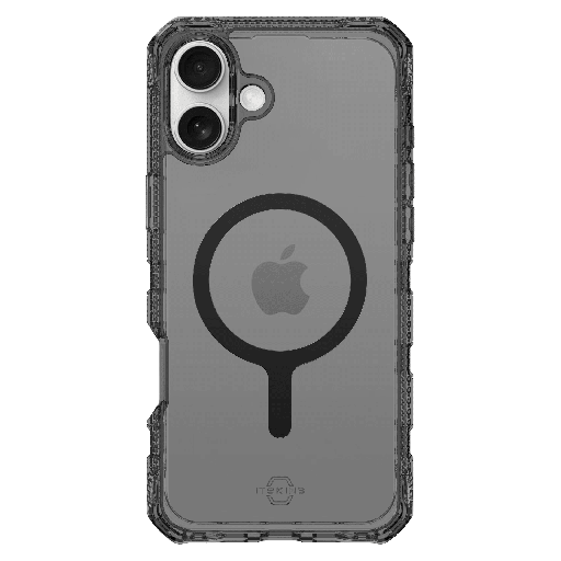 [AP6N-MGCLR-GRPR] Itskins - Supremer Clear Magsafe Case For Apple Iphone 16 - Graphite