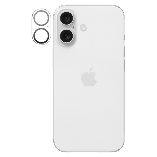 [AA-PLSIPH16-CAMGLASS-SING] Ampd - Laser Cut Rear Camera Tempered Glass Protector For Apple Iphone 16 Plus - Clear