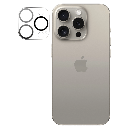[AA-IPH16PMAX-CAMGLASS-SING] Ampd - Laser Cut Rear Camera Tempered Glass Protector For Apple Iphone 16 Pro Max - Clear