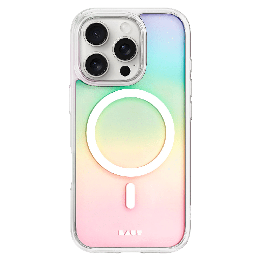 [L_IP24D_HO_W] Laut - Holo Magsafe Case For Apple Iphone 16 Pro Max - Holo Pearl