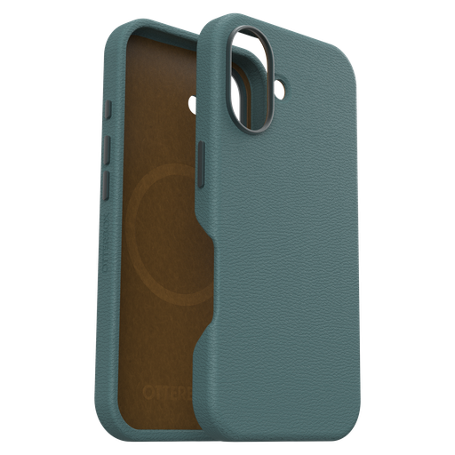 [77-96291] Otterbox - Symmetry Cactus Leather Magsafe Case For Apple Iphone 16 - Juniper Sprig